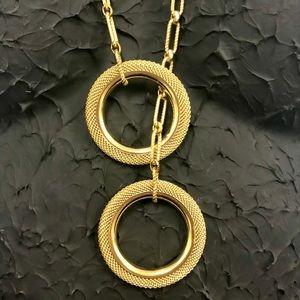 Lux Alchemy Gold Filled Vtg Chain Lariat Necklace